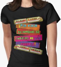WDW spanische Monorail Tailliertes T-Shirt für Frauen