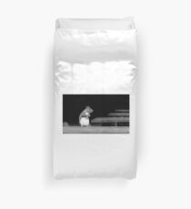 Squirrel Black White Duvet Cover