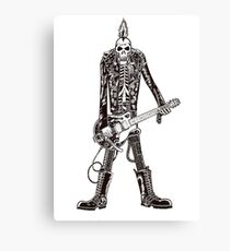 punk skull Canvas Print