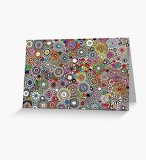 Childhood Dreams - Painted Spirograph Art Greeting Card