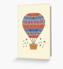 Hot Air Balloon Greeting Card