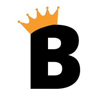 Cursive Signature Letter B w/ Crown