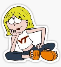 Virginia Tech Lizzie McGuire Sticker