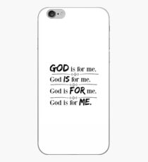 God Is for Me iPhone Case