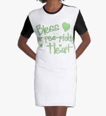 Bless your heart Graphic T-Shirt Dress