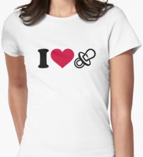 I love Pacifier Women's Fitted T-Shirt