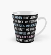 Taza cónica Lana Del Rey Lyrics Overload