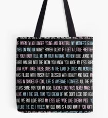 Bolsa de tela Lana Del Rey Lyrics Overload