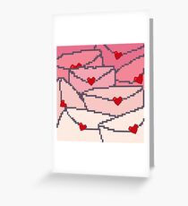 several love letters Greeting Card