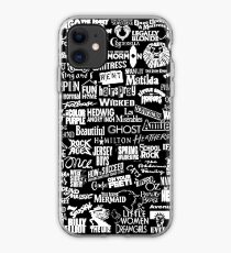broadway baby {black and white version} iPhone Case