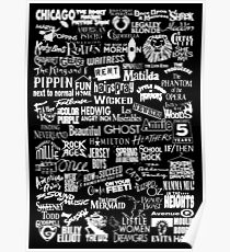 broadway baby {black and white version} Poster