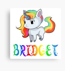 Bridget Unicorn Metal Print