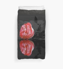 Rote Rose Bettbezug