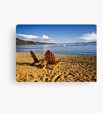 Lake Tahoe Beach Leinwanddruck