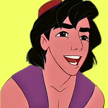 Womens Disney Aladdin Abu Large Face Sticker