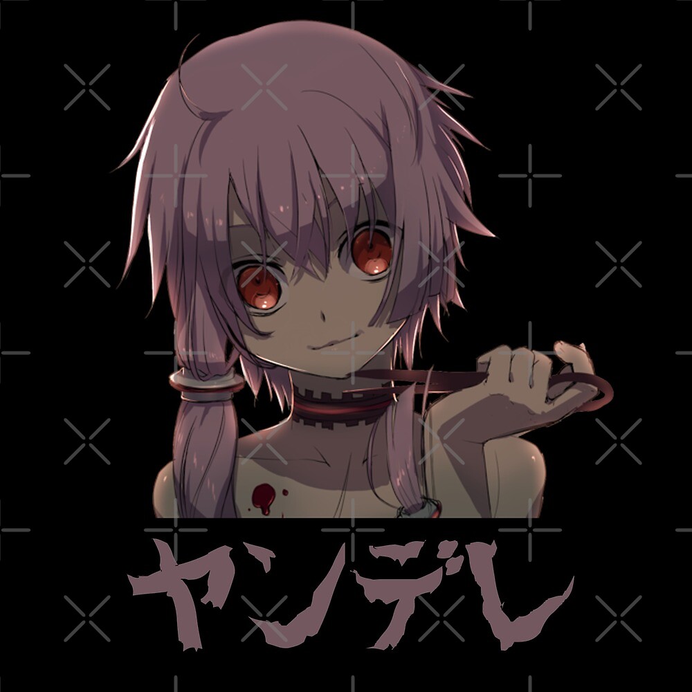 yandere girl katakana version by jake hunter redbubble