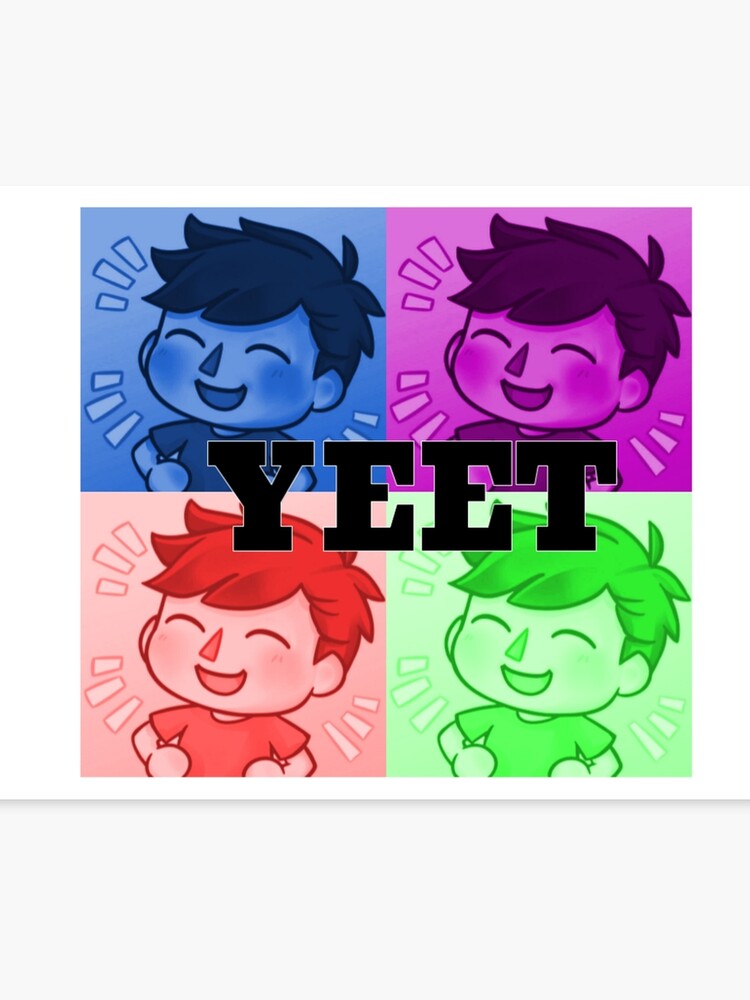 Albertsstuff Yeet Canvas Print - albertsstuff roblox avatar
