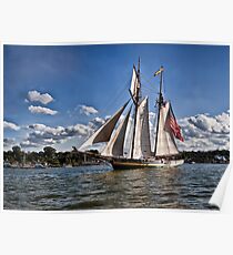 Der Stolz von Baltimore - Großsegler - Erie, PA Poster