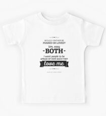 Dunder Mifflin The Office - Michael Scott Feared or Loved Kids Tee