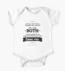 Dunder Mifflin The Office - Michael Scott Feared or Loved One Piece - Short Sleeve