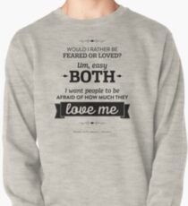 Dunder Mifflin The Office - Michael Scott Feared or Loved Pullover