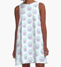 Pastel Shell A-Line Dress