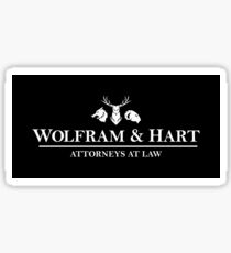 Buffy - Angel - Wolfram And Hart Sticker