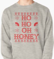 "HO HO OH HONEY" Christmas Sweater Pullover