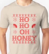 "HO HO OH HONEY" Christmas Sweater Unisex T-Shirt