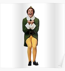 BUDDY THE ELF! Will Ferrell Elf Christmas movie Poster