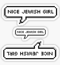 Looking for my Nice Jewish Girl NJG Sticker