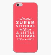 The Office Dunder Mifflin Michael Scott Quote - Superstitious iPhone Case