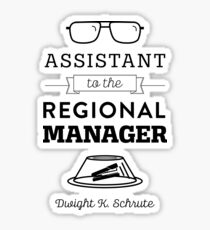 The Office Dunder Mifflin - Assistant to the Regional Manager Sticker
