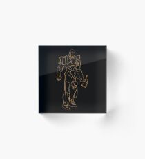 God of Flame Acrylic Block