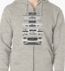 Volvo Fab Four Chassis Zipped Hoodie