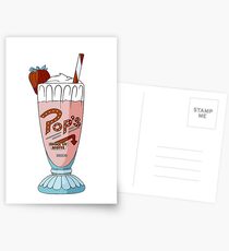 Pops Milchshake / Riverdale Postkarten
