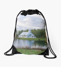 Fall in the Valley Drawstring Bag