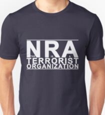 The NRA is a Terrorist Organzation - white Unisex T-Shirt