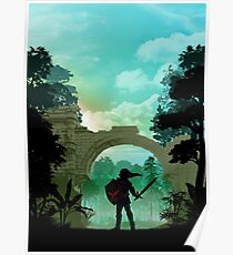 Warriors Landscapes - Legend of Zelda - Link Poster