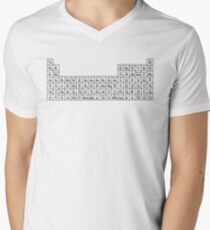 KPOP PERIODISCHE TABELLE T-Shirt mit V-Ausschnitt