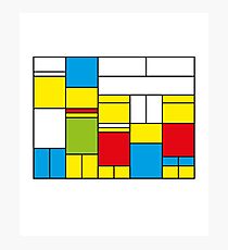 Mondrian ca 1989 - The Simpsons Photographic Print