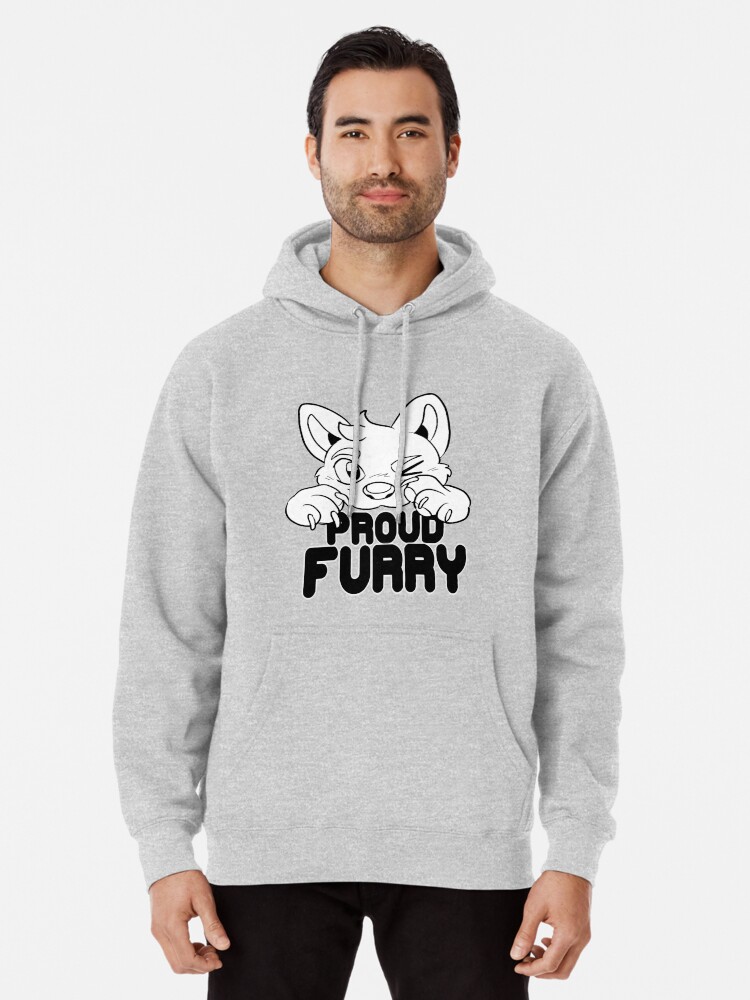 proud furry hoodie