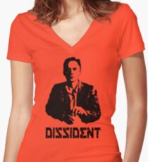 DISSIDENT Pete T-shirt col V femme