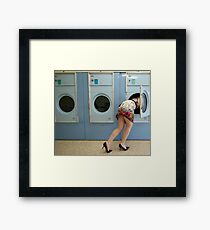 cool iron on reverse side Framed Print