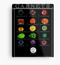 Garnets! Collection Metal Print