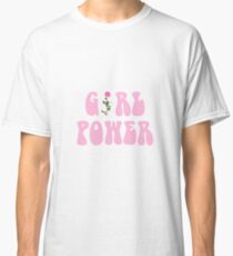 girl POWER in millennial PINK Classic T-Shirt