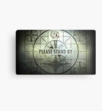 Please Stand By Metal Print