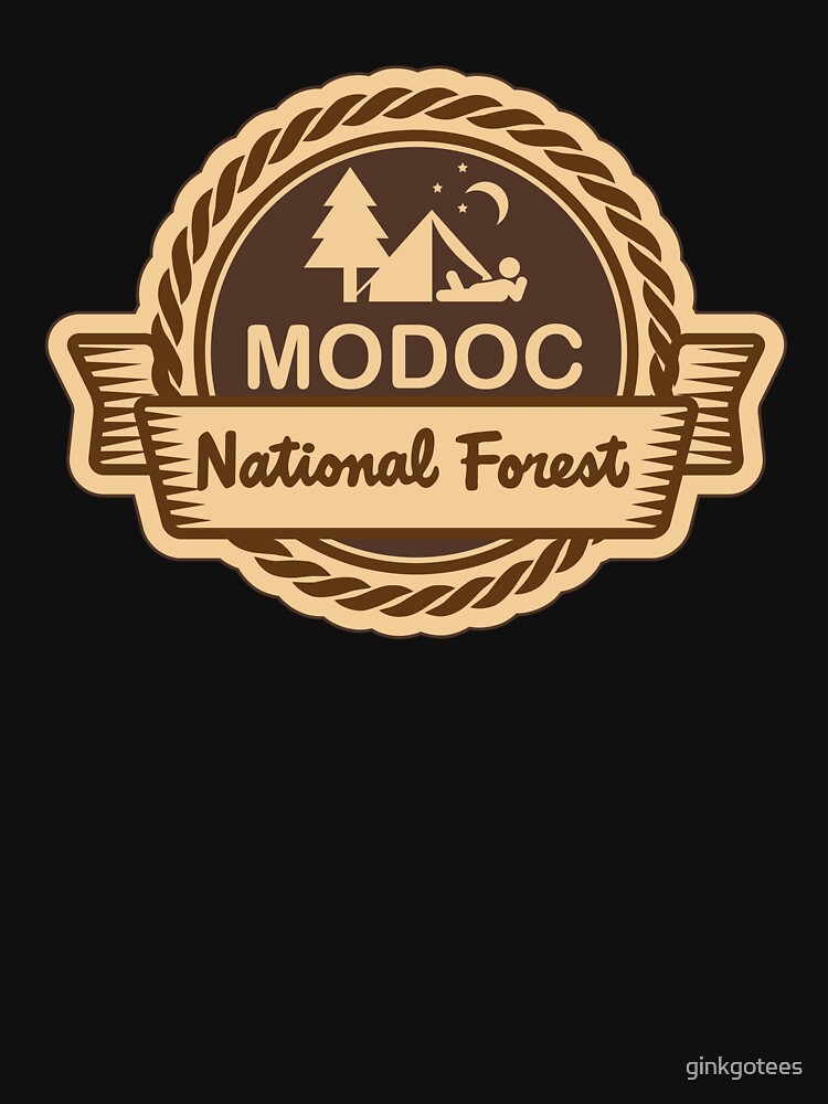 "Modoc National Forest" Long Sleeve T-Shirt by ginkgotees ...