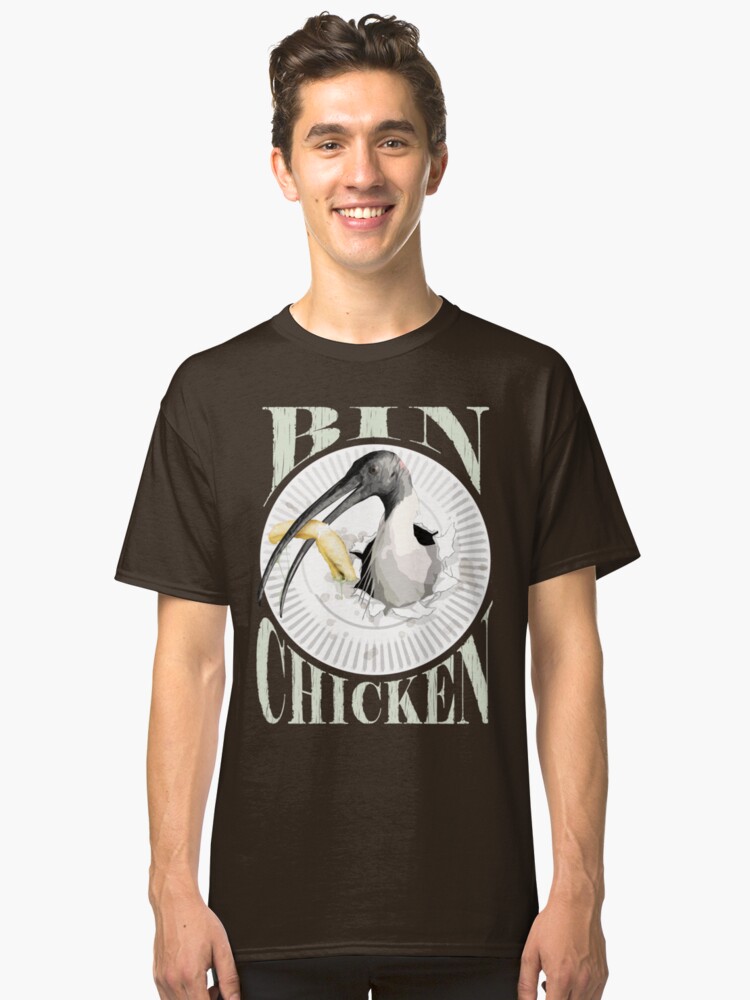 bin chicken shirt button up