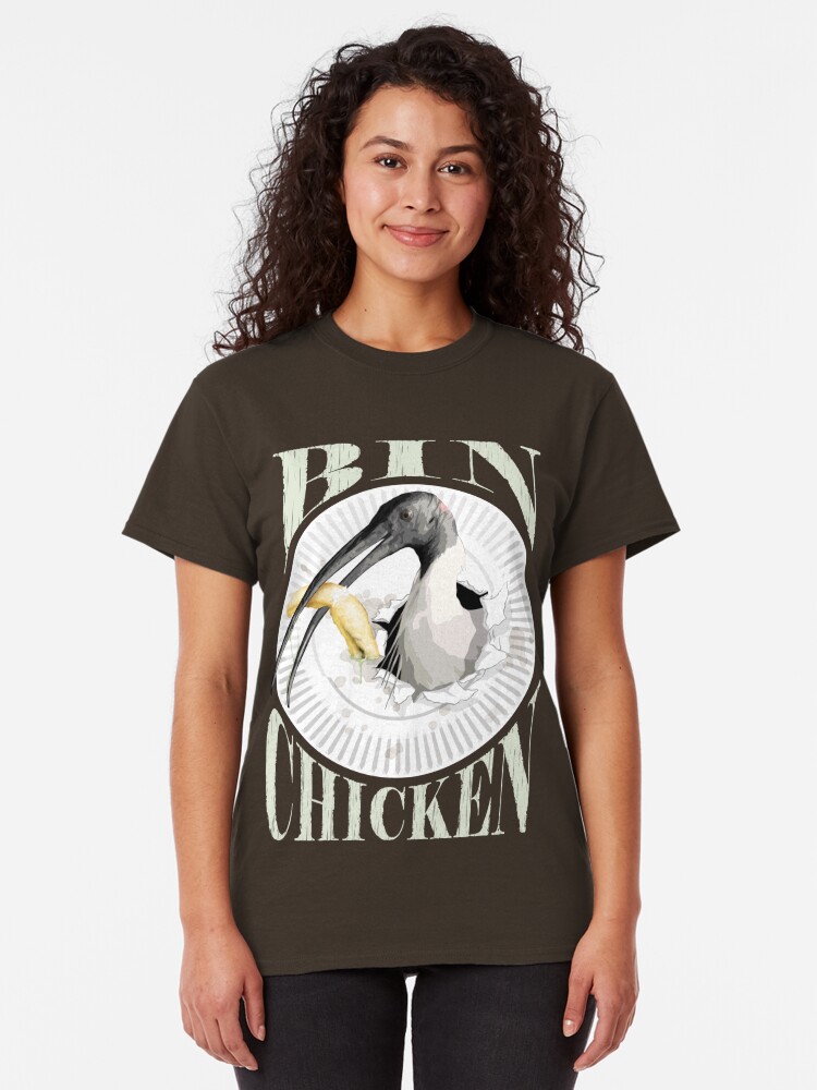 bin chicken shirt button up